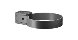 Хомут универсальный для водосточной трубы Premium, графит