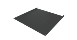 Фальц двойной стоячий Line Grand Line 0,5 Rooftop Бархат с пленкой на замках RAL 7016 антрацитово-серый