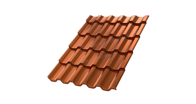 Металлочерепица Металл Профиль Трамонтана-SL (AGNETA-20-Copper\Copper-0.5)