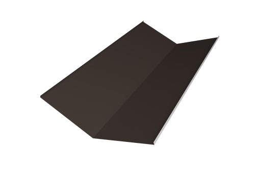 Планка ендовы нижней 300х300 0,5 Drap TX RR 32 темно-коричневый (2м)