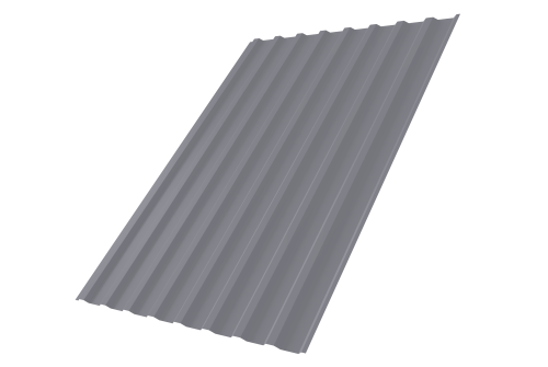 Профнастил С20В 0,45 PE RAL 7004 сигнальный серый