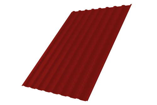 Профнастил С20В 0,7 PE RAL 3011 коричнево-красный