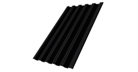 Профнастил НС35R Grand Line 0,5 Drap RAL 9005 черный