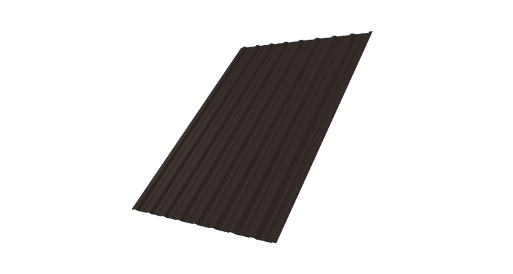 Профнастил С10A 0,5 Velur X RR 32 темно-коричневый