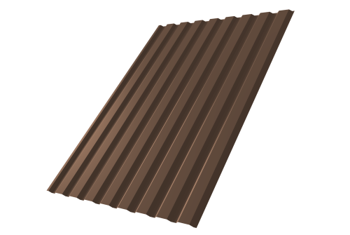 Профнастил С20A 0.45 Drap TwinColor RAL 8017 шоколад