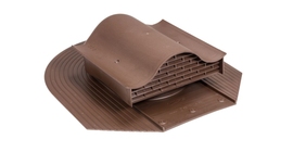 Вентиль кровельный Vilpe Huopa/slate KTV коричневый