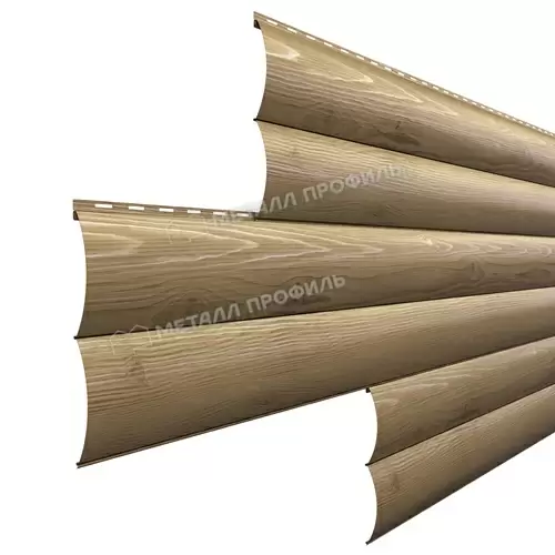 Сайдинг Металл Профиль Woodstock-Т-28х330 (ECOSTEEL_T-01-Сосна-0.5)