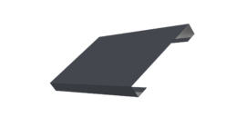 Ламель лицевая 150 забора жалюзи Texas 0.5 Drap с пленкой RAL 7024 мокрый асфальт