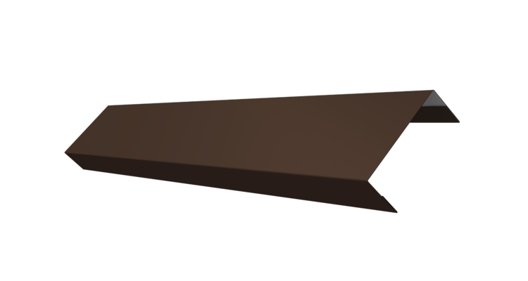 Ламель обратная 50 забора жалюзи Texas 0.45 Drap-double TX RAL 8017 шоколад