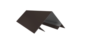 Планка угла внешнего составная верхняя 0,5 Satin Matt RR 32 темно-коричневый (3м)