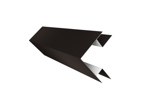 Угол внешний сложный 75х75 0,5 Drap TX RR 32 темно-коричневый (3м)