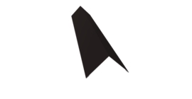 Угол внешний 110х110 0,5 Satin Matt RAL 9005 черный (2м)