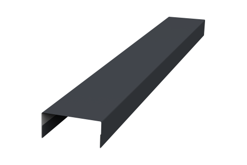 Крышка 30х15 жалюзи Texas 0,5 Satin RAL 7024 мокрый асфальт (2м)