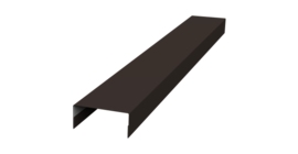 Крышка 30х20 жалюзи Texas 0,45 Drap RR 32 темно-коричневый (2,5м)