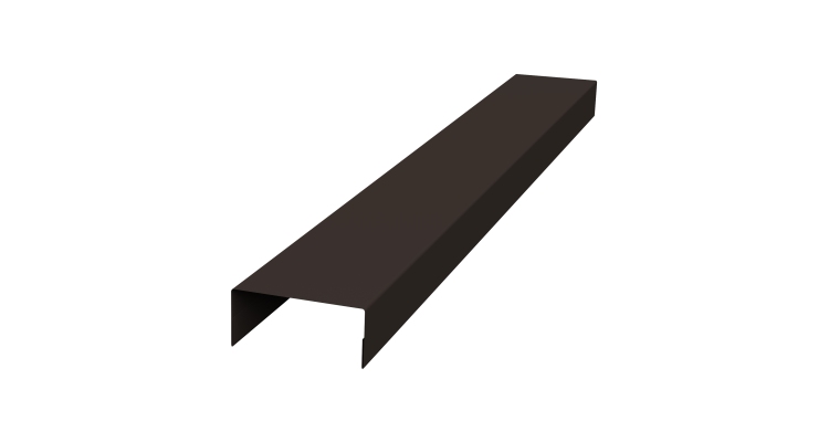 Крышка 45х20 жалюзи Texas 0,5 Satin Matt TX RR 32 темно-коричневый (2м)