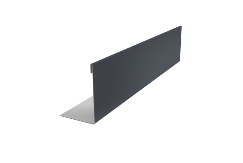 Нащельник 125 Texas 25х35 0,5 Satin RAL 7024 мокрый асфальт (L1,5)