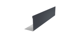 Нащельник 125 Texas 25х35 0,5 Satin Matt RAL 7024 мокрый асфальт (L2,0)