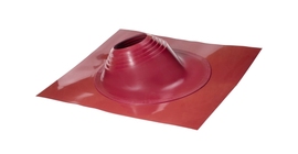 Проходной элемент MF угловой №3.1 (280-460мм) +240 силиконовый (металлический окрашенный фланец) красный