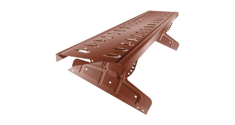 Мостик переходной 2,5 RAL 8004