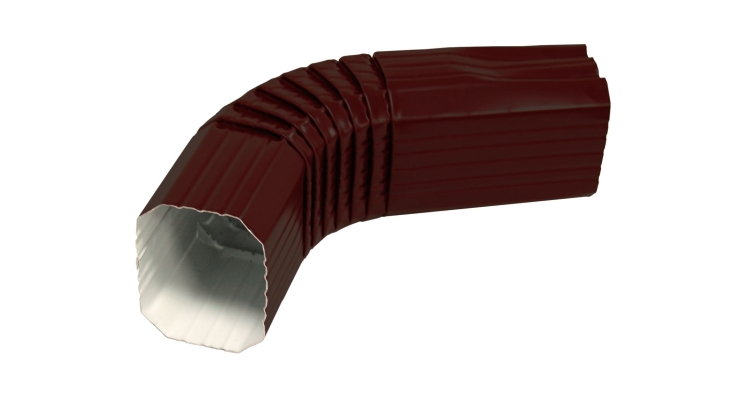 Колено прямоугольное Vortex Matt RAL 8017