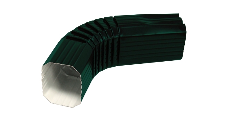 Колено прямоугольное Vortex RAL 6005 зеленый мох