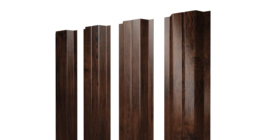 Штакетник П-образный A с прямым резом 0.45 Print Elite Cherry Wood TwinColor