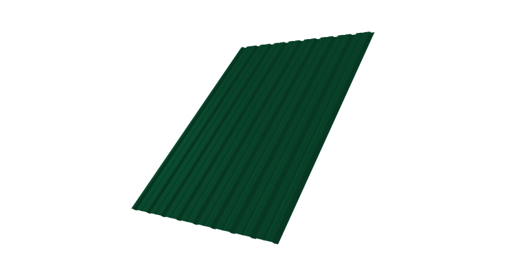 Профнастил С10В 0.45 PE-Double RAL 6005 зеленый мох